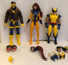 X-Men Figures - Marvel Legends Love Triangle - Wolverine - Cyclops - Jean -Loose