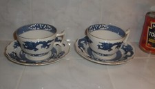 Vintage Pair Of Booths Blue