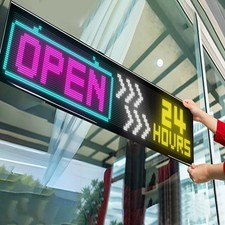 Flexible LED Sign Board Display Programmable with Smart App 93X20cm