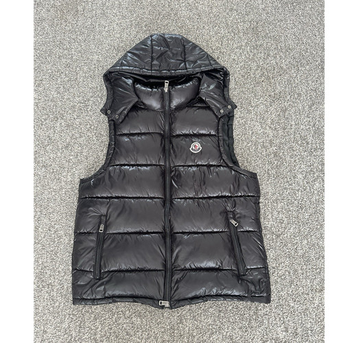 Moncler men black hooded - men's,