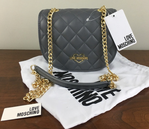 Love moschino grey quilted - love,