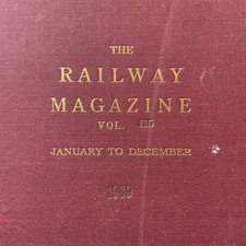 THE RAILWAY MAGAZINE BOUND VOLUME 115 January To December 1969 Antiquarian