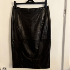 Leather Knee Length Pencil