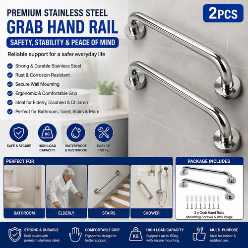 Grab hand rail - hand, outdoor