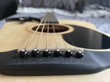 Sigma Guitar With Capo and