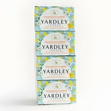 Yardley London Chamomile Flower Baby Bar Soap 4oz Each | Lot of 4 Nourishing Bar