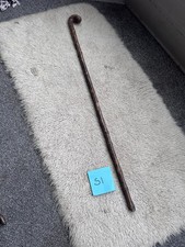 Vintage Antique Collectible wooden handcarved wood walking stick country cane