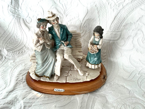 Large capodimonte signed - large,