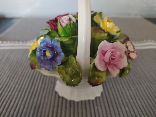 Vintage aynsley flower basket - vintage,