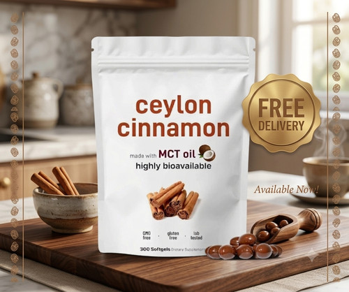 300 softgels ceylon cinnamon - softgels,