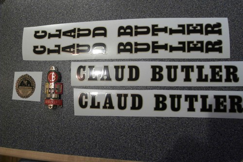 Claud butler decal set - butler, and