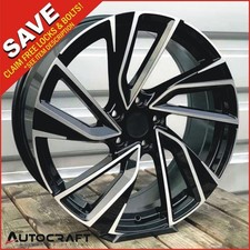 19" ADELAIDE Style ALLOY WHEELS X4 - TYRES Fits : SEAT / SKODA PCD: 5x112