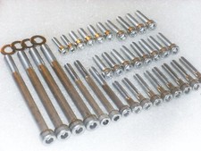 Kawasaki KX60 86-03 Engine Covers & Cylinder 35pc Stainless Steel Allen Bolt Kit