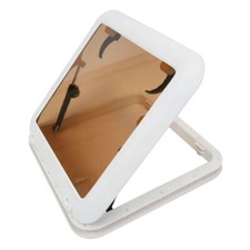 Bronze Tinted Glass Opening Deck Hatch 500mm x 500mm for Marine Caravan Boats