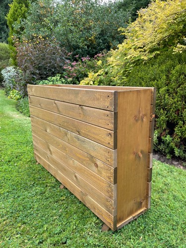 Wooden patio planter - wooden, large