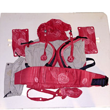 Tula Toddler Carrier Half Wrap Conversion Oscha Verona Rose + Extras Rare