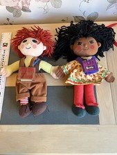 ROSIE AND JIM RAG DOLLS WITH