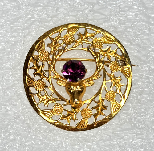 Brooch mizpah scottish - brooch,