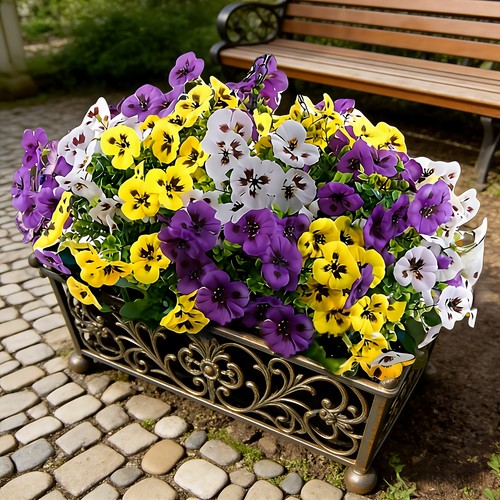 Bunches artificial violet - artificial, &