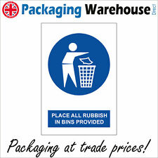 MA346 PLACE ALL RUBBISH IN