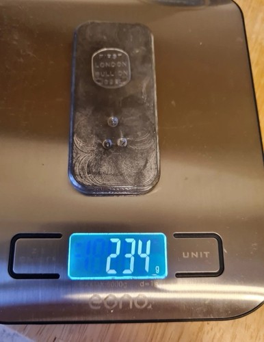 Lead bullion bar - bullion, ingot