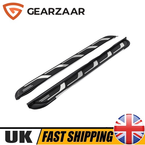 Audi nerf bars black silver - q7,