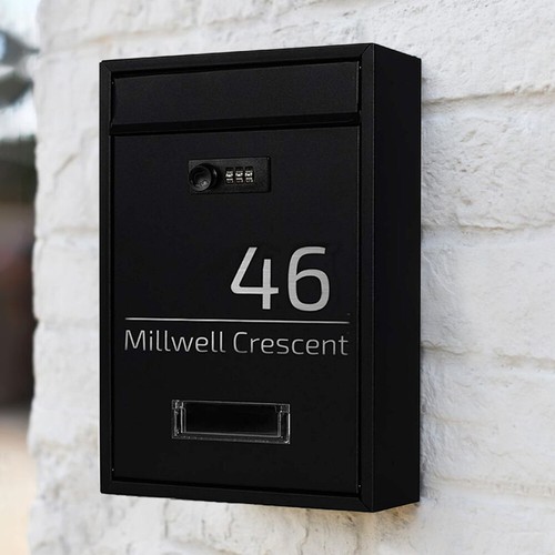 Personalised post box large - personalised,