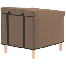 PawHut Rabbit Hutch Cover Guinea Pig Hutch Cover for Model X-D2-0047, Brown