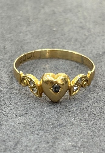 Antique edwardian 18ct - antique, yellow
