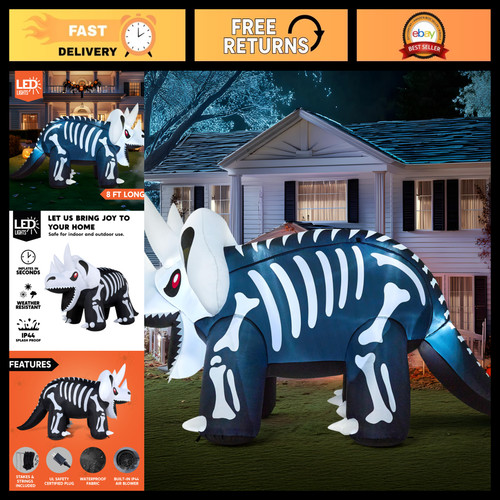 8ft halloween inflatable - halloween,
