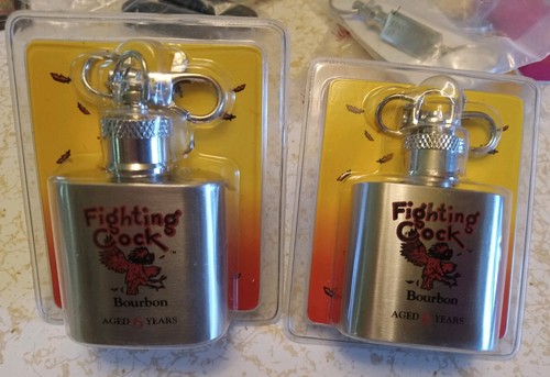 Fighting cock flasks 2 - fighting,