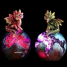 Baby Dragon Crystal Geode