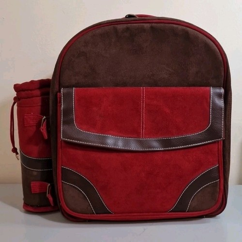 Picnic ascot red and brown - at,