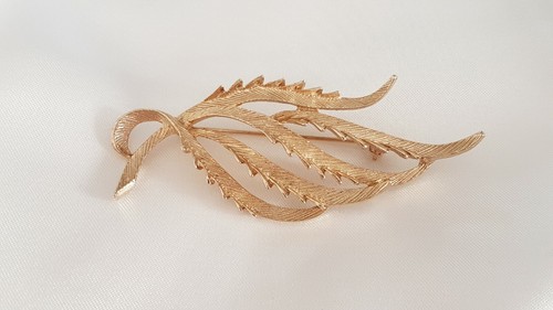 Brooch flames leaf - ~, ~