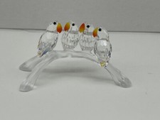Swarovski Figurine 199123 Lovebirds 10,5 Cm. Top Condition