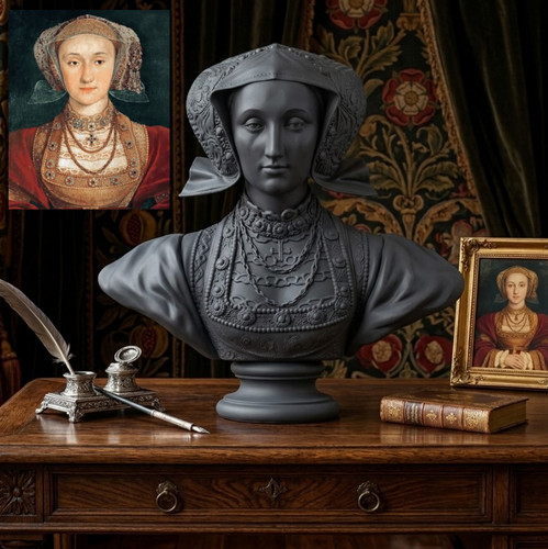 Anne cleves bust statue - anne,