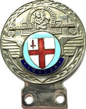 LONDON  Classic Car Badge  -