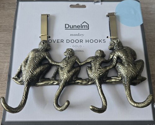 Dunelm gold monkey over - monkey, door