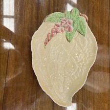 Carltonware - Handpainted - FoxGlove - Leaf Dish