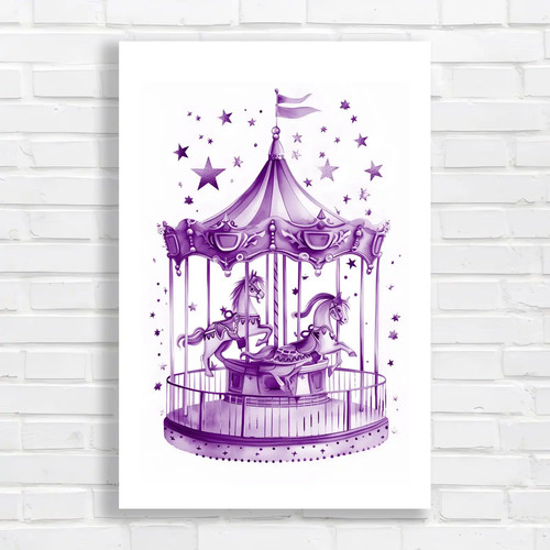 Enchanted carousel horse - enchanted,