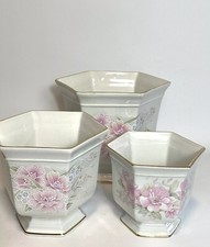 Vintage Plant Pot Set - Royal