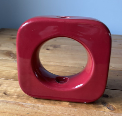 Ikea red square ceramic