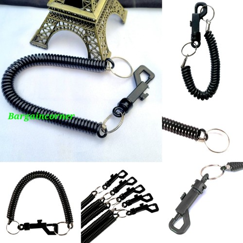 Keyring spiral black - keyring,