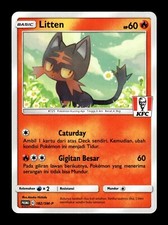 Pokemon Litten 182/SM-P KFC Kentucky Fried Chicken Promo Card