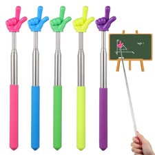 5 Pcs Telescopic Teacher Pointer Extendable Finger Pointer Stick For Classroom R
