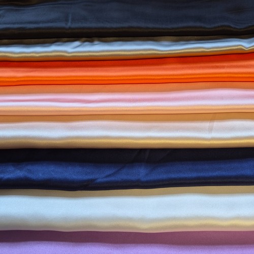 Pure silk satin fabric - silk,