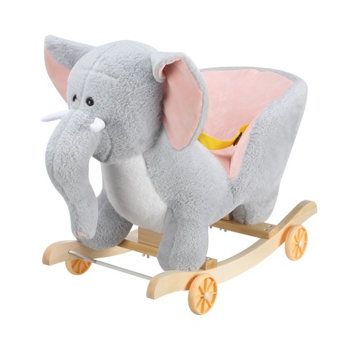 Plush ride on rocking - in,