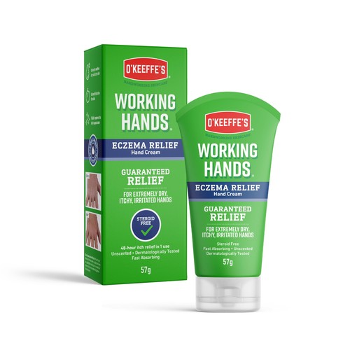 Working hands eczema relief - working,