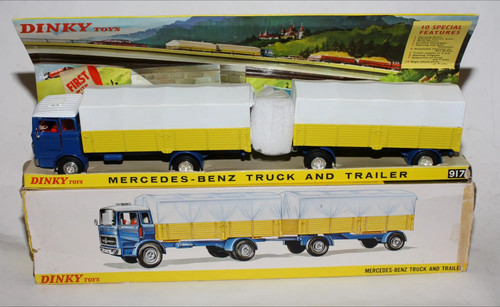 Dinky 917 mercedes benz truck - mercedes-benz,