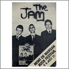 The Jam Mont De Marsan Rock Festival Concert Poster (France)